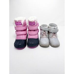 Toddler Girl Lot of 2 Boots Sz 8